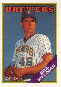 1988 O-Pee-Chee Baseball Cards 084      Bill Wegman